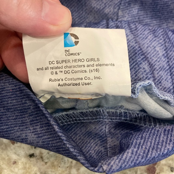 Harley Quinn DC Super Hero Girls Costume in Small has a couple spots on top - Picture 12 of 15